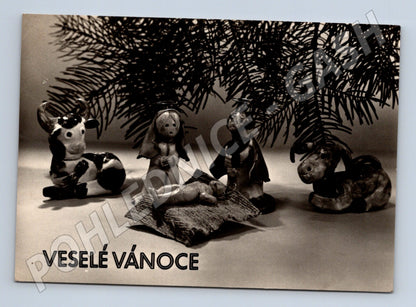 Pohlednice Vánoční betlém 1967 (M27498)