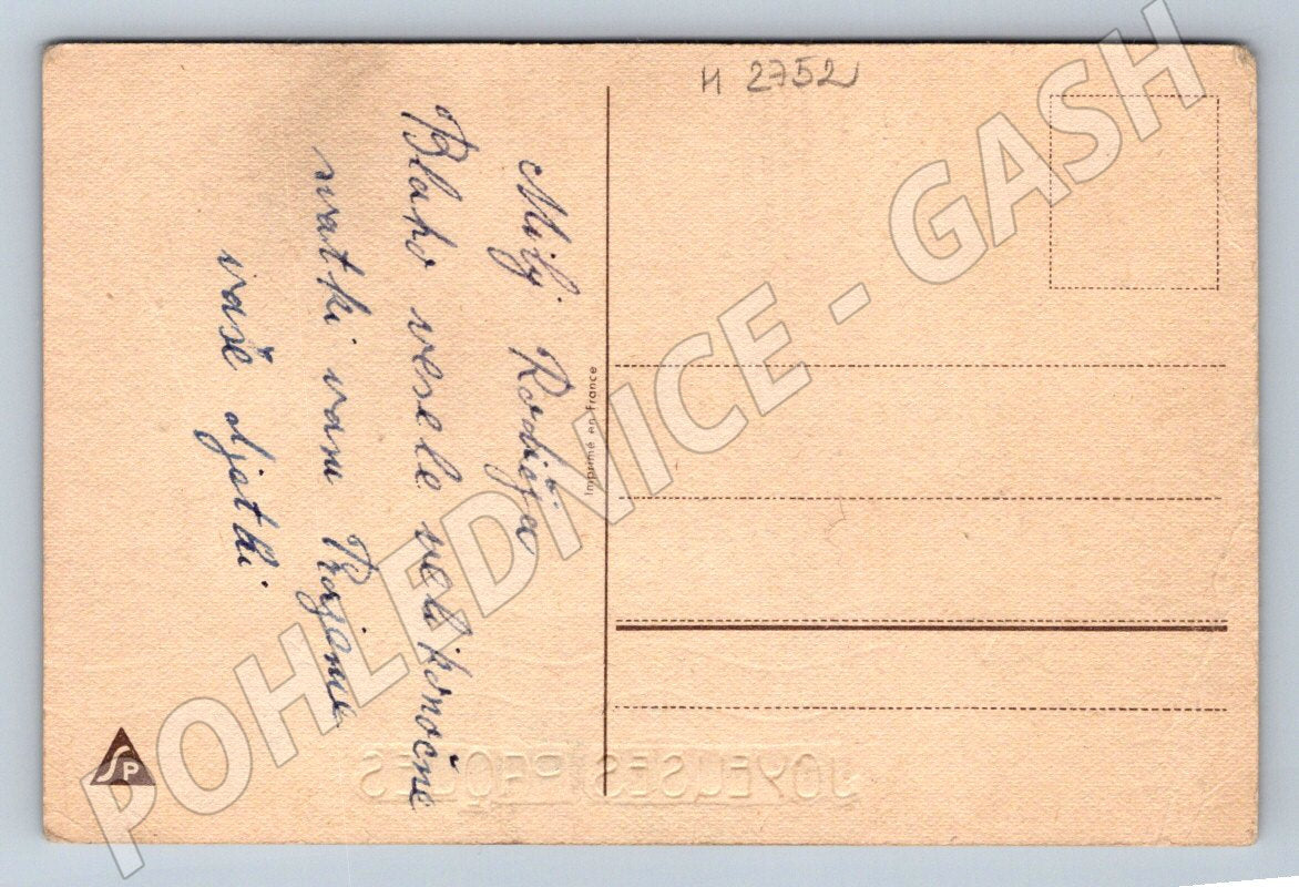 Postcard Chicks and Eggs Joyeuses Pâques (M2752)