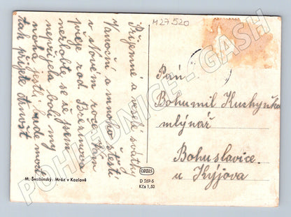 Pohlednice M. Švabinský Mráz v Kozlově (M27520)