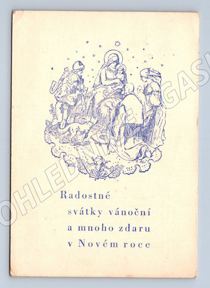 Pohlednice vánoční přání 1932 (M27523)