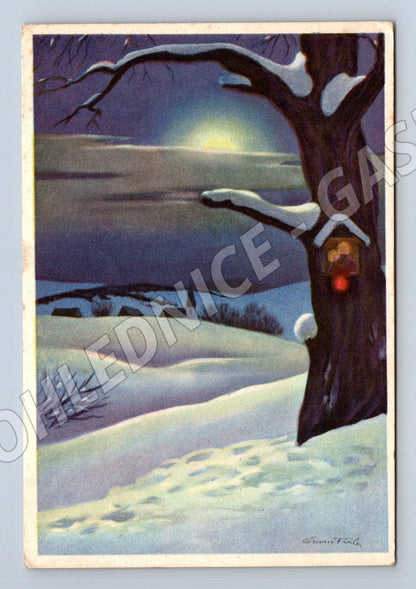 Pohlednice Německo zimní krajina 1943 (M27525)