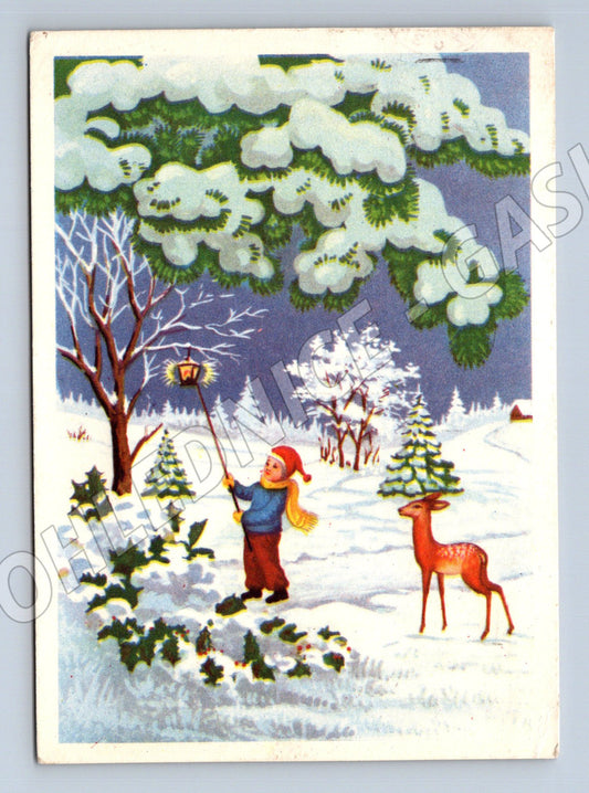 Pohlednice Jugoslávie novoroční přání zima (M27533)