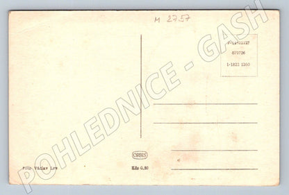 Postcard Happy Easter ethnography Václav Lev (M2757)