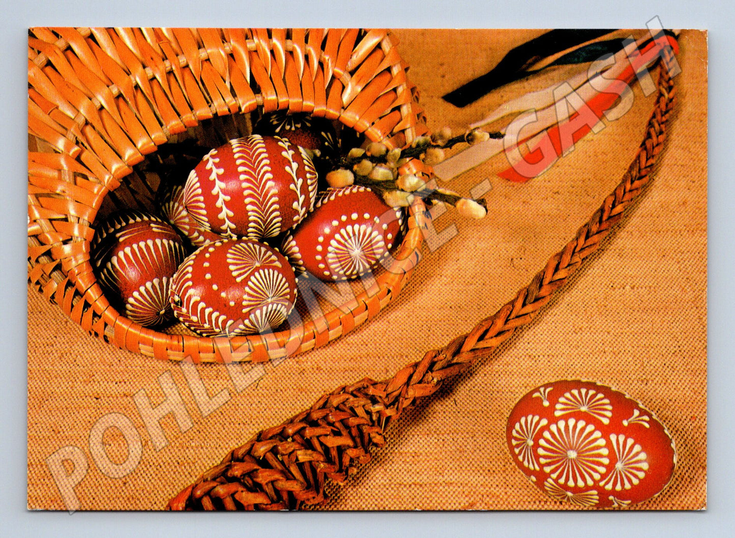 Pohlednice Velikonoční vajíčka 1982 (M27580)