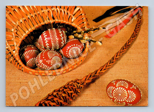 Pohlednice Velikonoční vajíčka 1982 (M27580)
