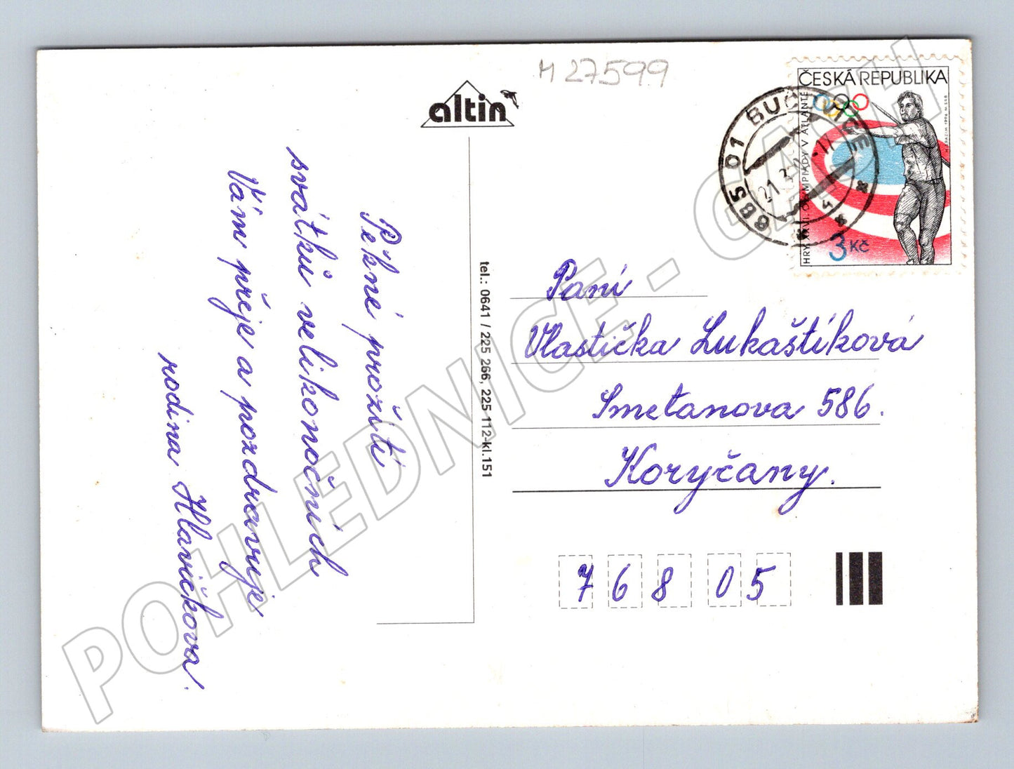 Pohlednice Veselé Velikonoce 2000 (M27599)
