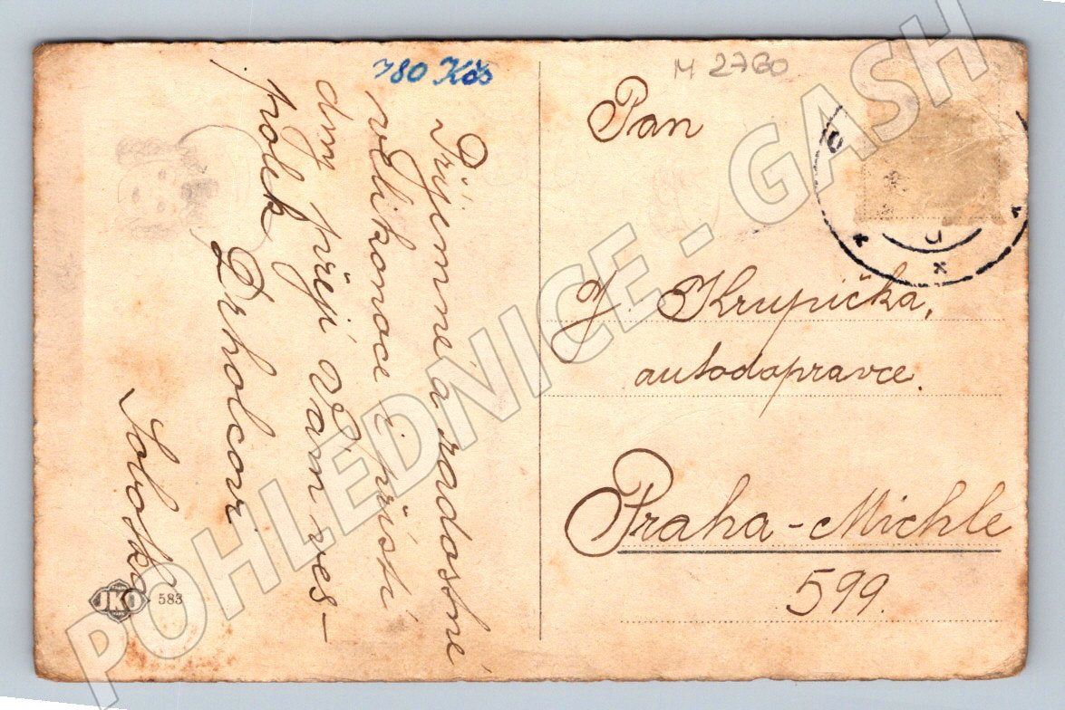 Happy Easter Chick Postcard (M2760)