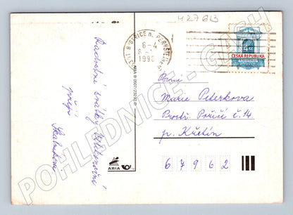 Pohlednice Pernštejn Velikonoce 1990 (M27613)