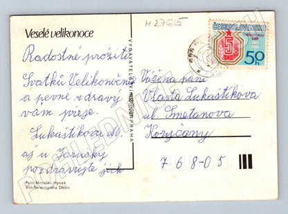 Pohlednice Velikonoční zátiší kuchyně 1986 (M27615)