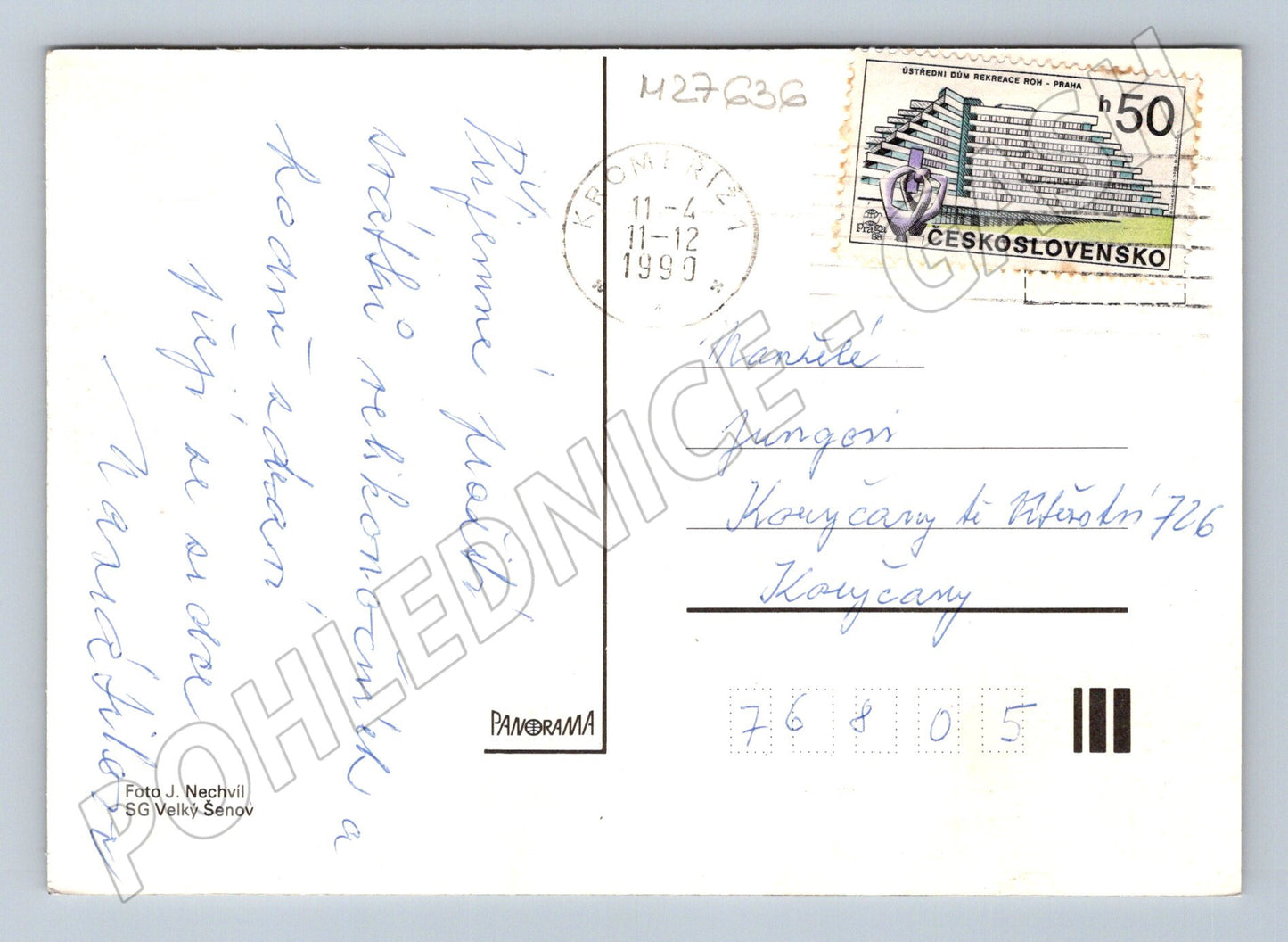Pohlednice Československo Velikonoční motiv 1990 (M27636)