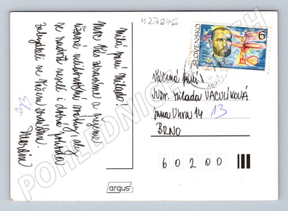 Pohlednice Slovensko Velikonoce petrklíče (M27646)