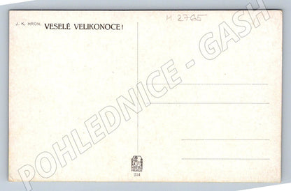 Postcard Easter countryside ethnography (M2765)