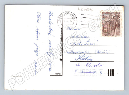 Pohlednice Velikonoce květiny a vajíčka 1983 (M27670)