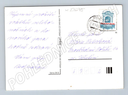 Pohlednice Velikonoční motiv krajina 1993 (M27675)