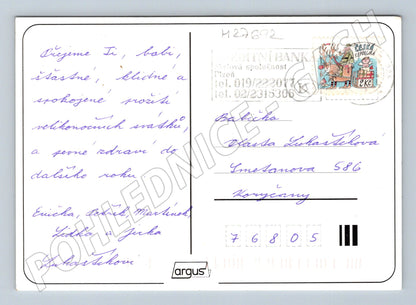 Pohlednice Velikonoční motiv květiny vajíčka (M27692)