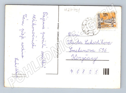 Pohlednice Velikonoční ovce v krajině 1969 (M27701)