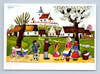 Pohlednice Jos. Lada - Vesnice 1956 (M27720)