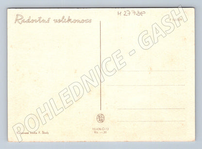 Pohlednice Velikonoční děti u potoka (M27738)