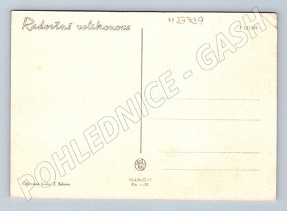 Pohlednice Radostné Velikonoce chlapci lodička (M27739)
