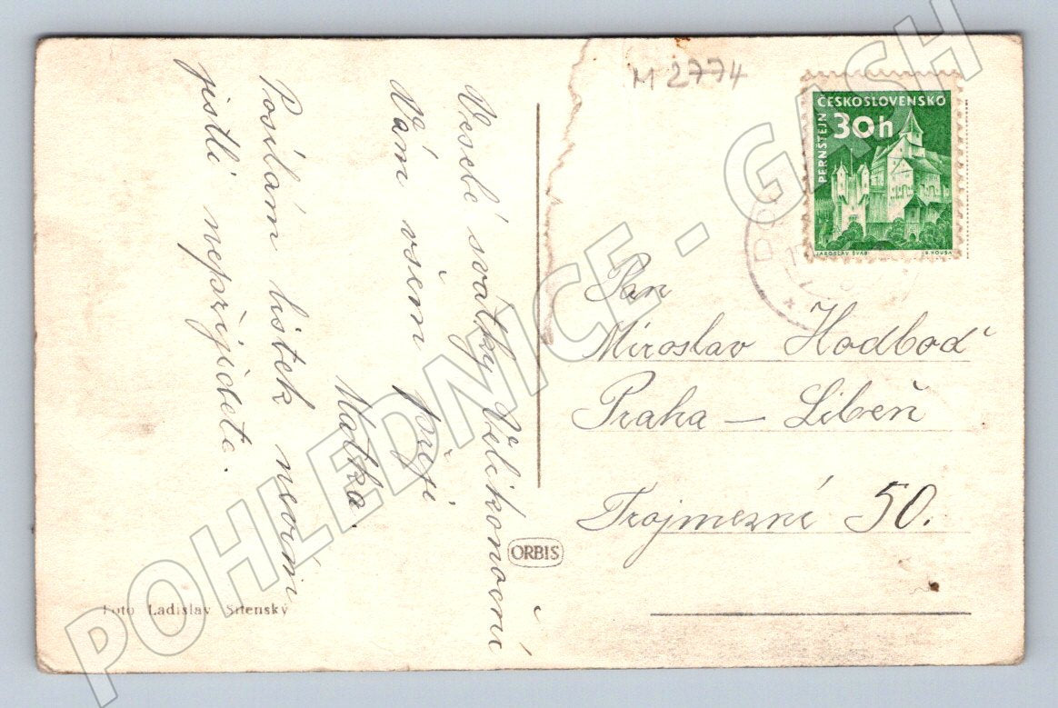 Postcard Sheep and Mountains Happy Easter (M2774)