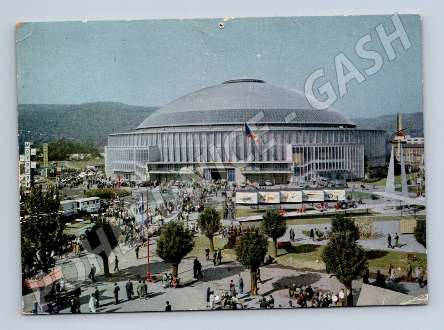 Pohlednice Brno Mezinárodní veletrh hala 1962 (M27752)
