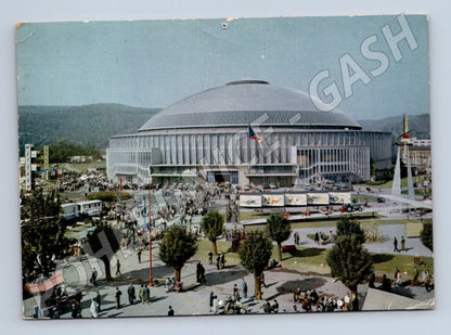 Pohlednice Brno Mezinárodní veletrh hala 1962 (M27752)