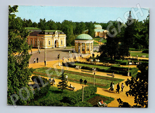 Pohlednice Františkovy Lázně Náměstí Míru 1989 (M27756)
