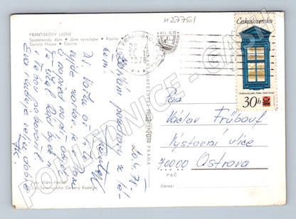 Pohlednice Františkovy Lázně Společenský dům 1978 (M27761)