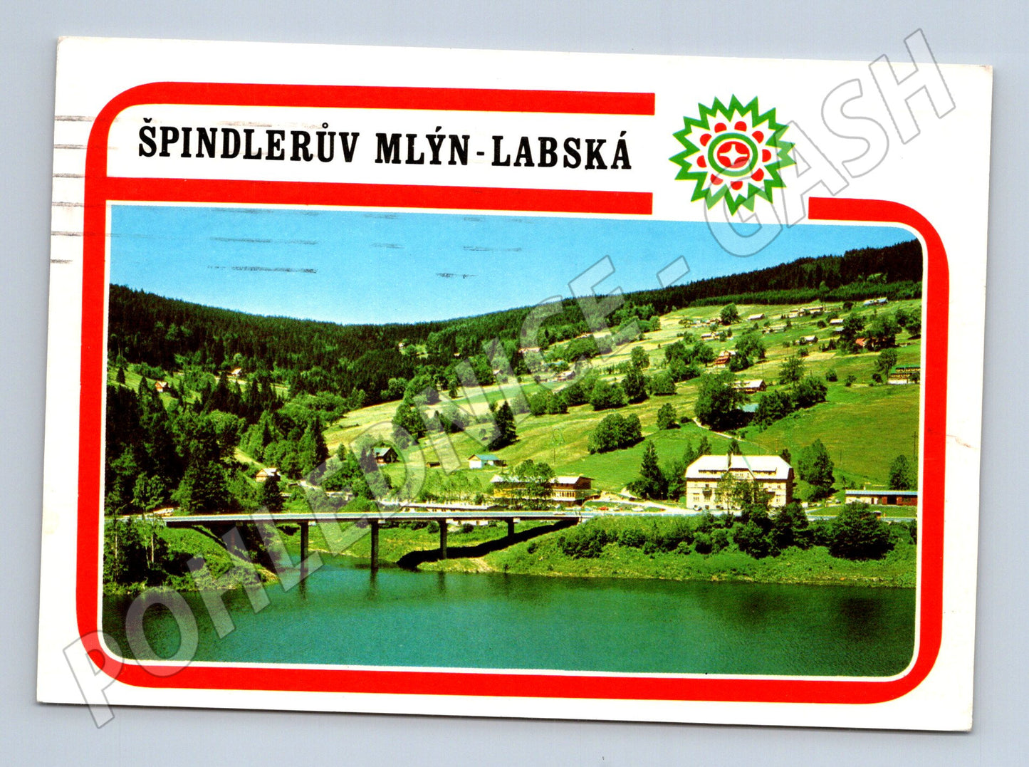 Pohlednice Špindlerův Mlýn-Labská přehrada 1982 (M27766)