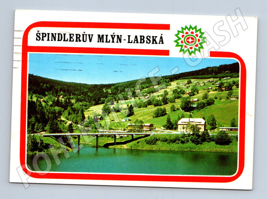 Pohlednice Špindlerův Mlýn-Labská přehrada 1982 (M27766)
