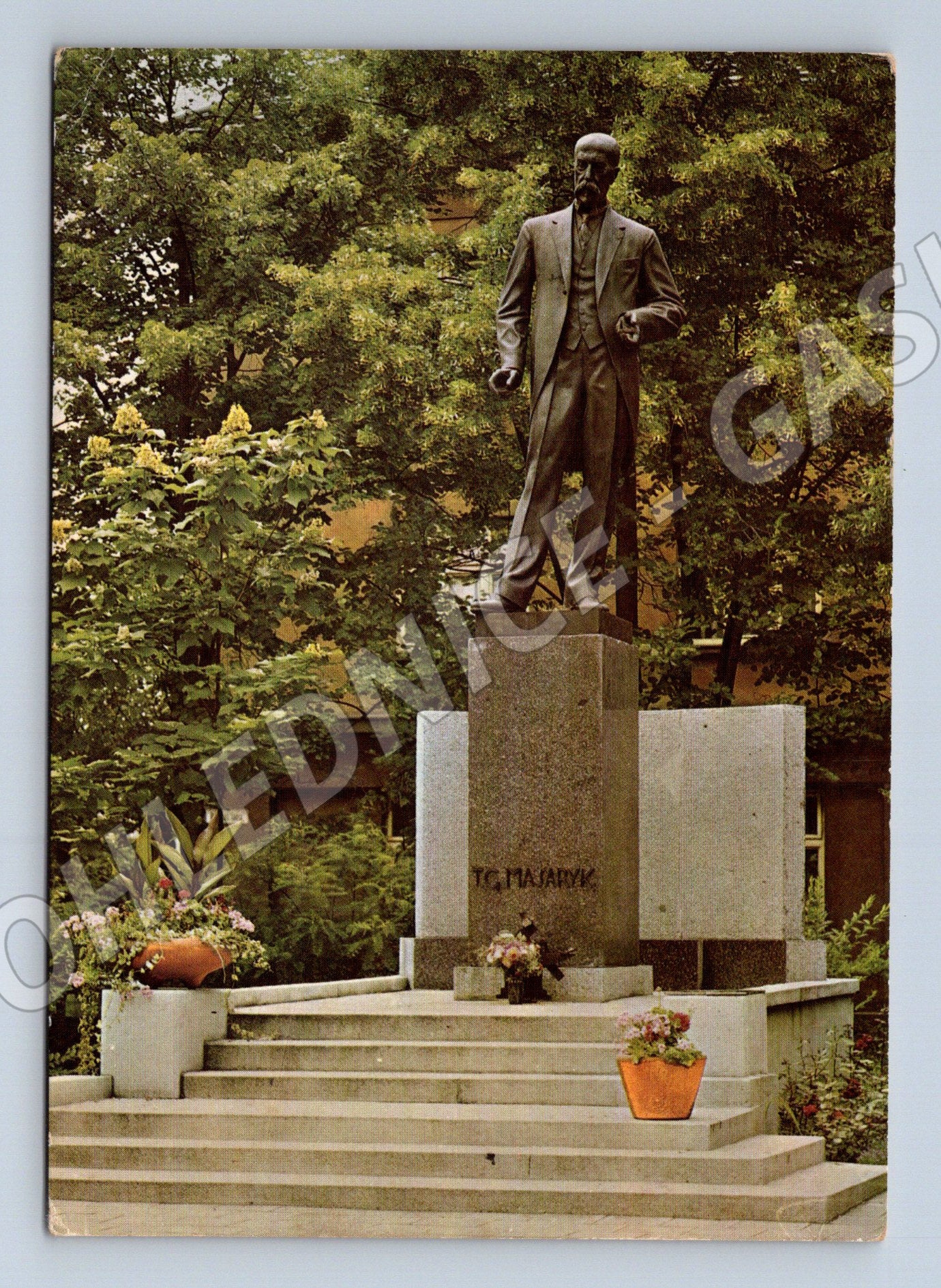 Pohlednice Hodonín Pomník T. G. Masaryka (M27767)