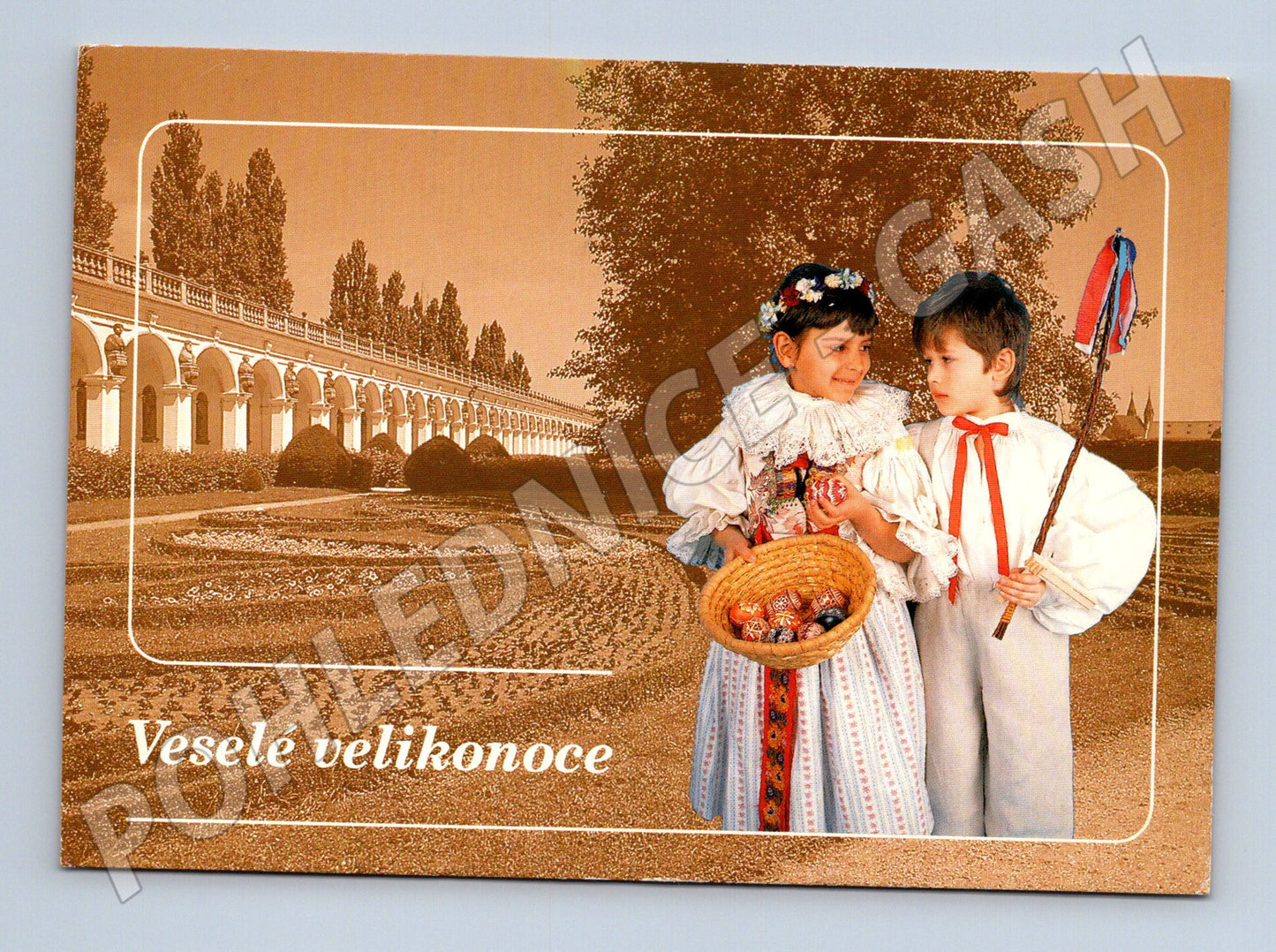 Pohlednice Kroměříž Květná zahrada velikonoce 2004 (M27772)