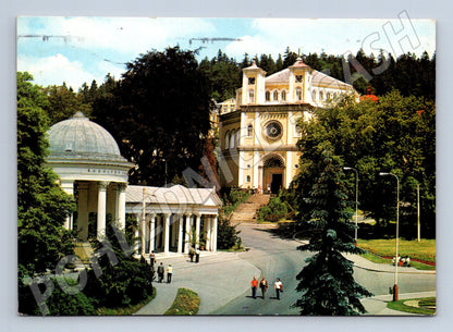 Pohlednice Mariánské Lázně Rudolfův pramen 1989 (M27775)