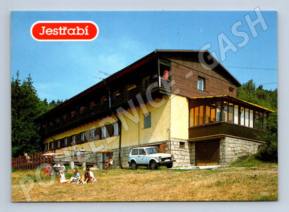 Pohlednice Rusava Jestřabí rekreační zařízení chata 1999 (M27783)