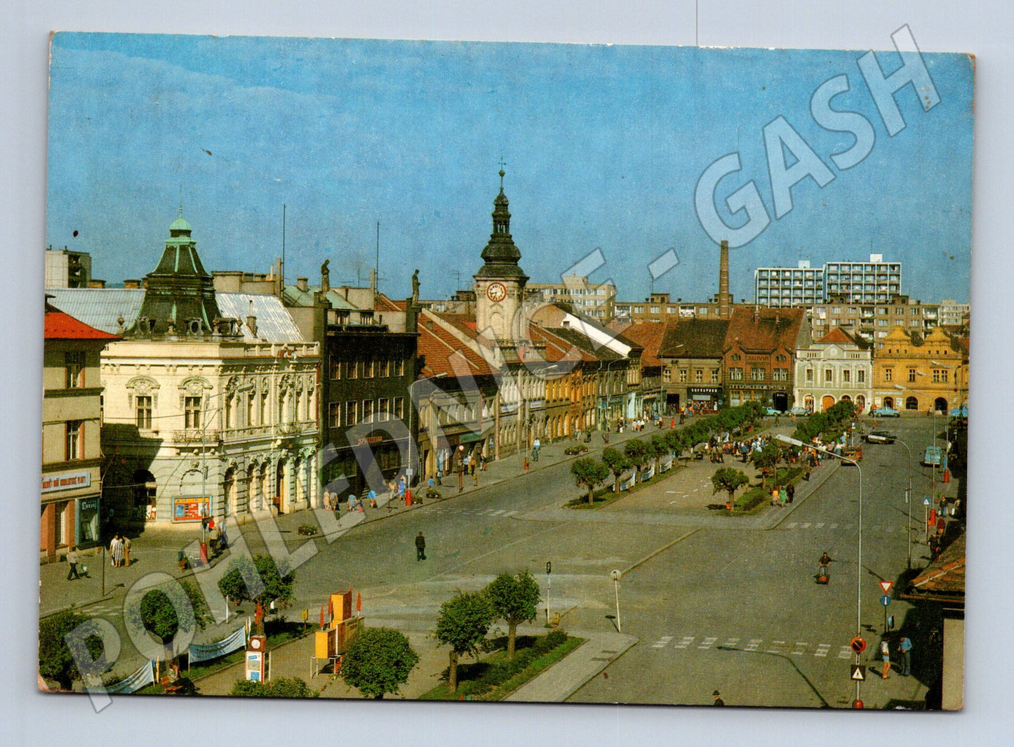 Pohlednice Rakovník Husovo náměstí (M27785)