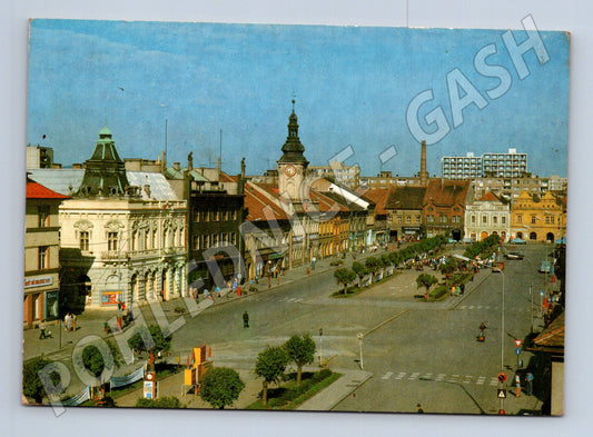 Pohlednice Rakovník Husovo náměstí (M27785)