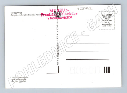 Pohlednice Hodslaice Pomník F. Palackého (M27792)