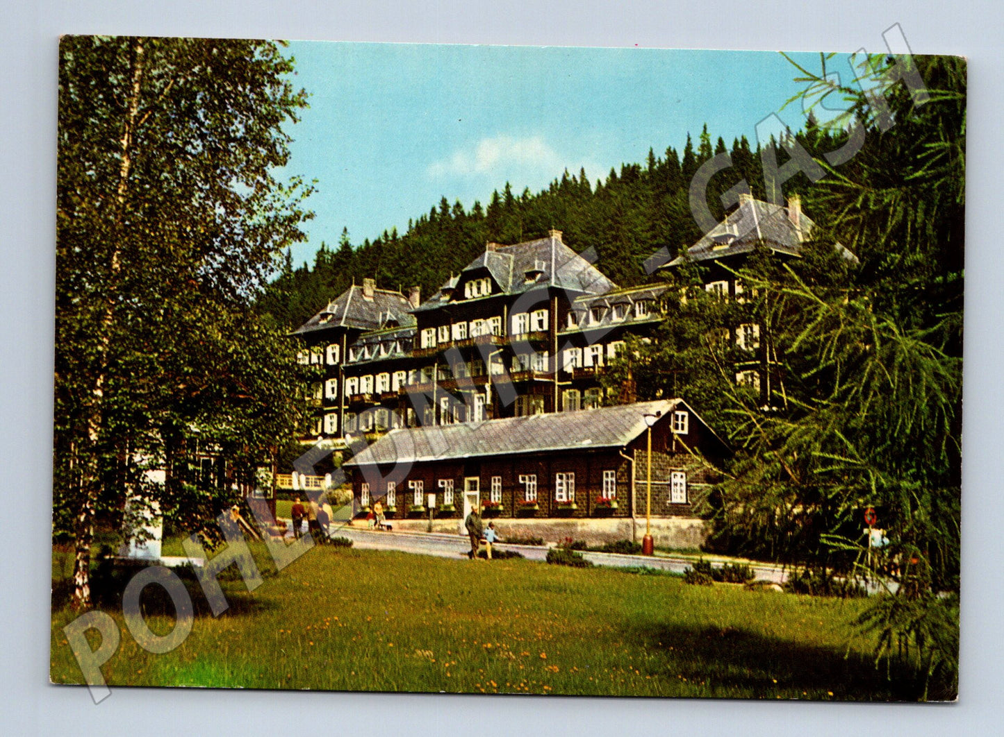 Pohlednice Karlova Studánka Slezský dům (M27796)