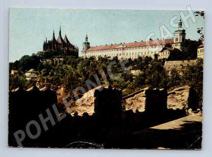 Kutná Hora Chrám sv. Barbory a Jezuitská kolej 1963 (M27799)