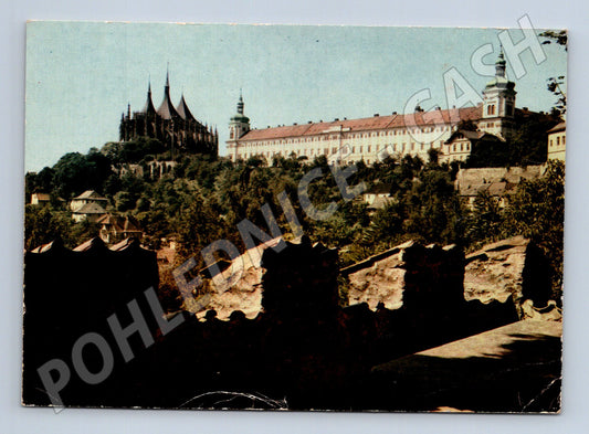 Kutná Hora Chrám sv. Barbory a Jezuitská kolej 1963 (M27799)