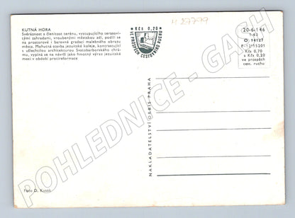 Kutná Hora Chrám sv. Barbory a Jezuitská kolej 1963 (M27799)