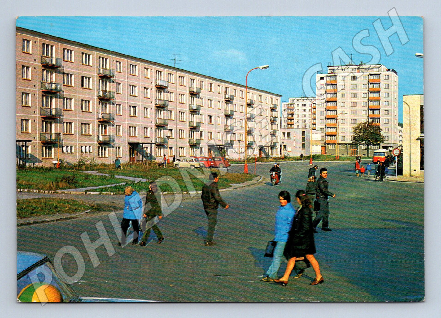 Pohlednice Valašské Meziříčí Zášovská ulice 1980 (M27803)