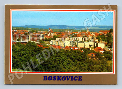 Pohlednice Boskovice celkový pohled (M27804)