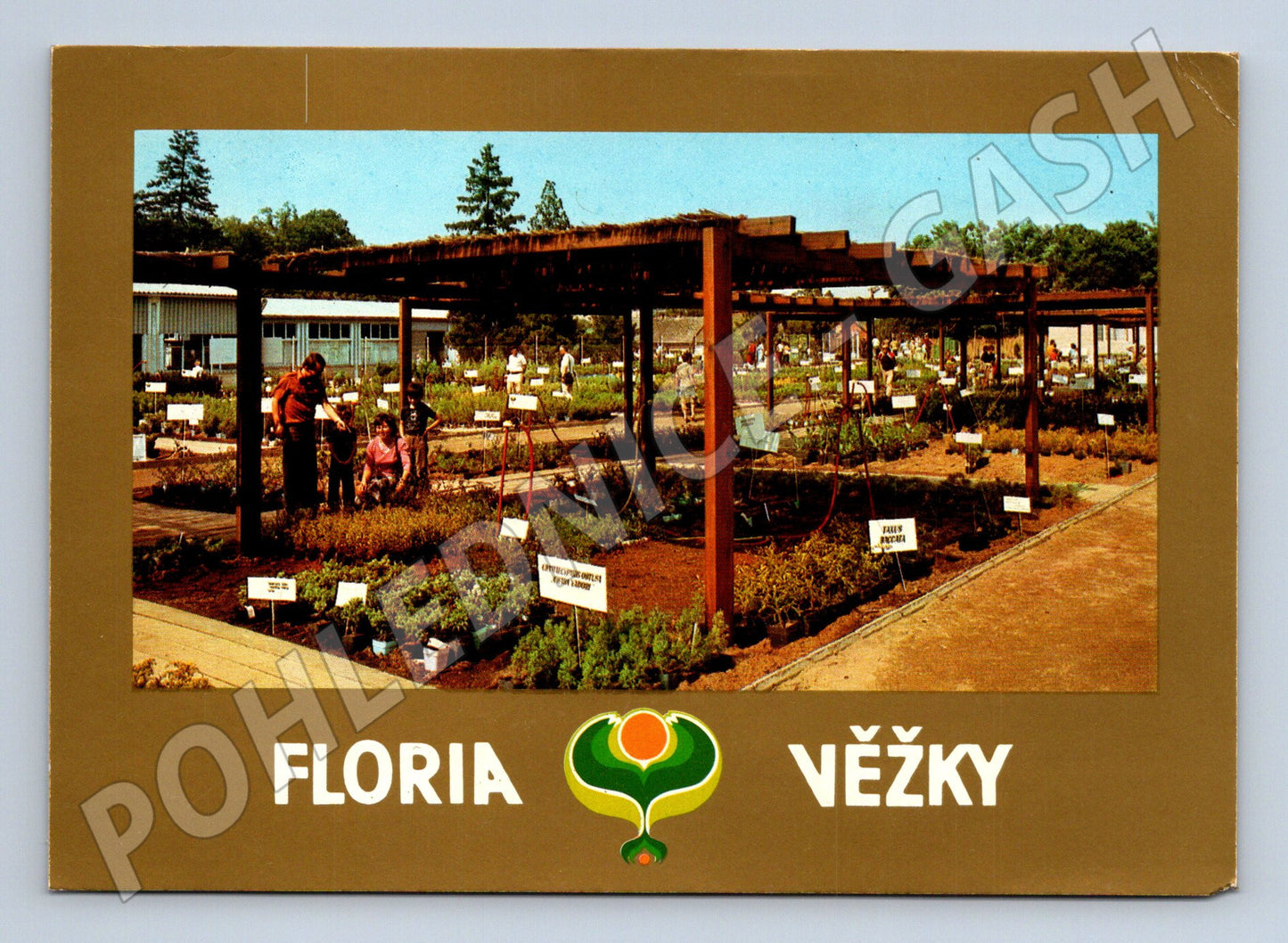 Pohlednice Věžky u Kroměříže FLORIA výstava (M27814)
