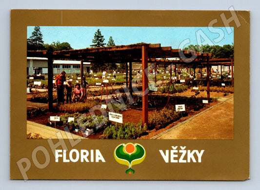 Pohlednice Věžky u Kroměříže FLORIA výstava (M27814)
