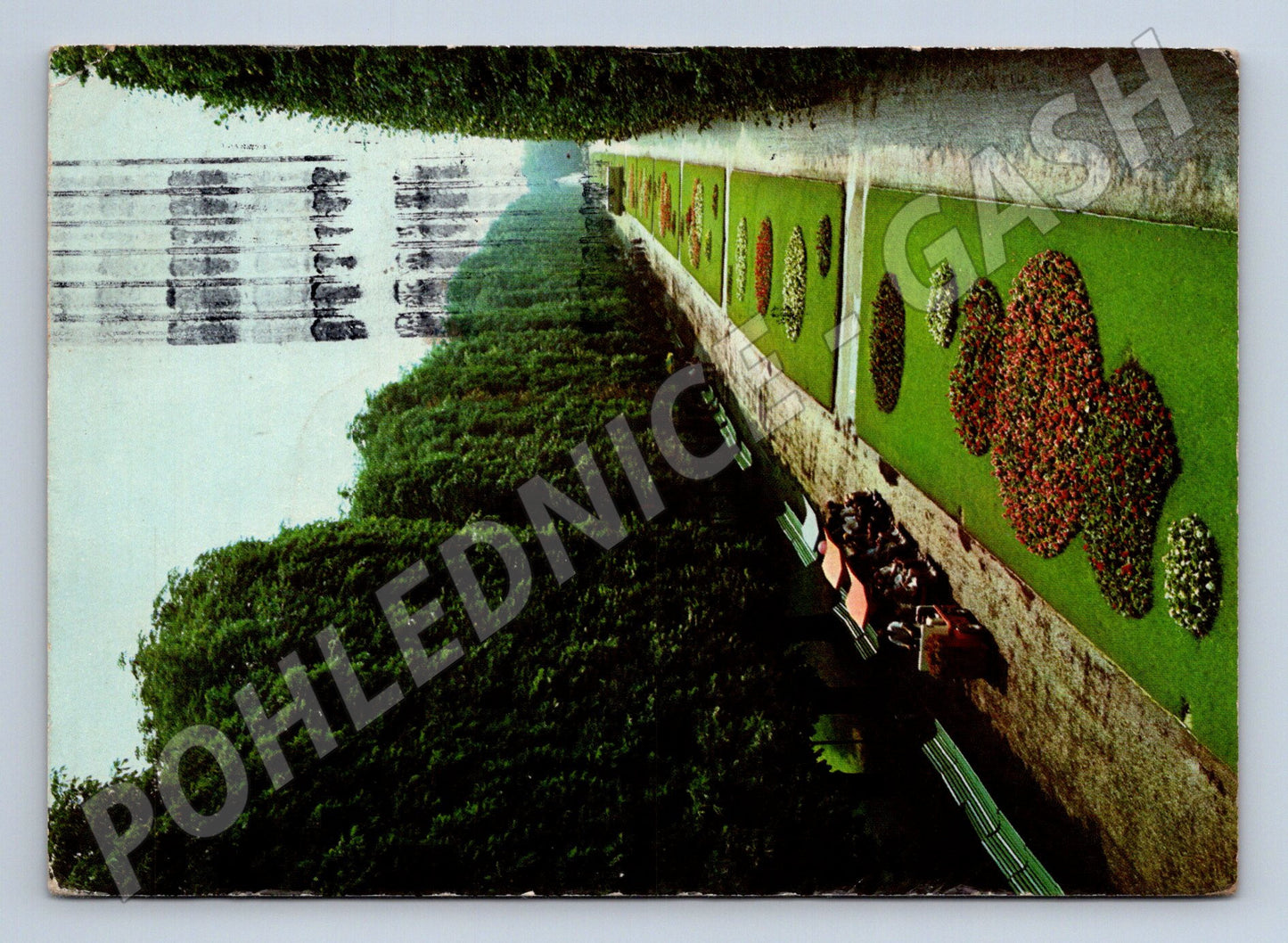 Pohlednice Olomouc Smetanovy sady 1963 (M27816)