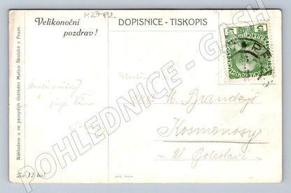 Pohlednice děti a zvonky etnografie (M2782)