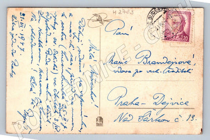 Pohlednice dětský motiv velikonoční pozdrav 1947 (M2783)