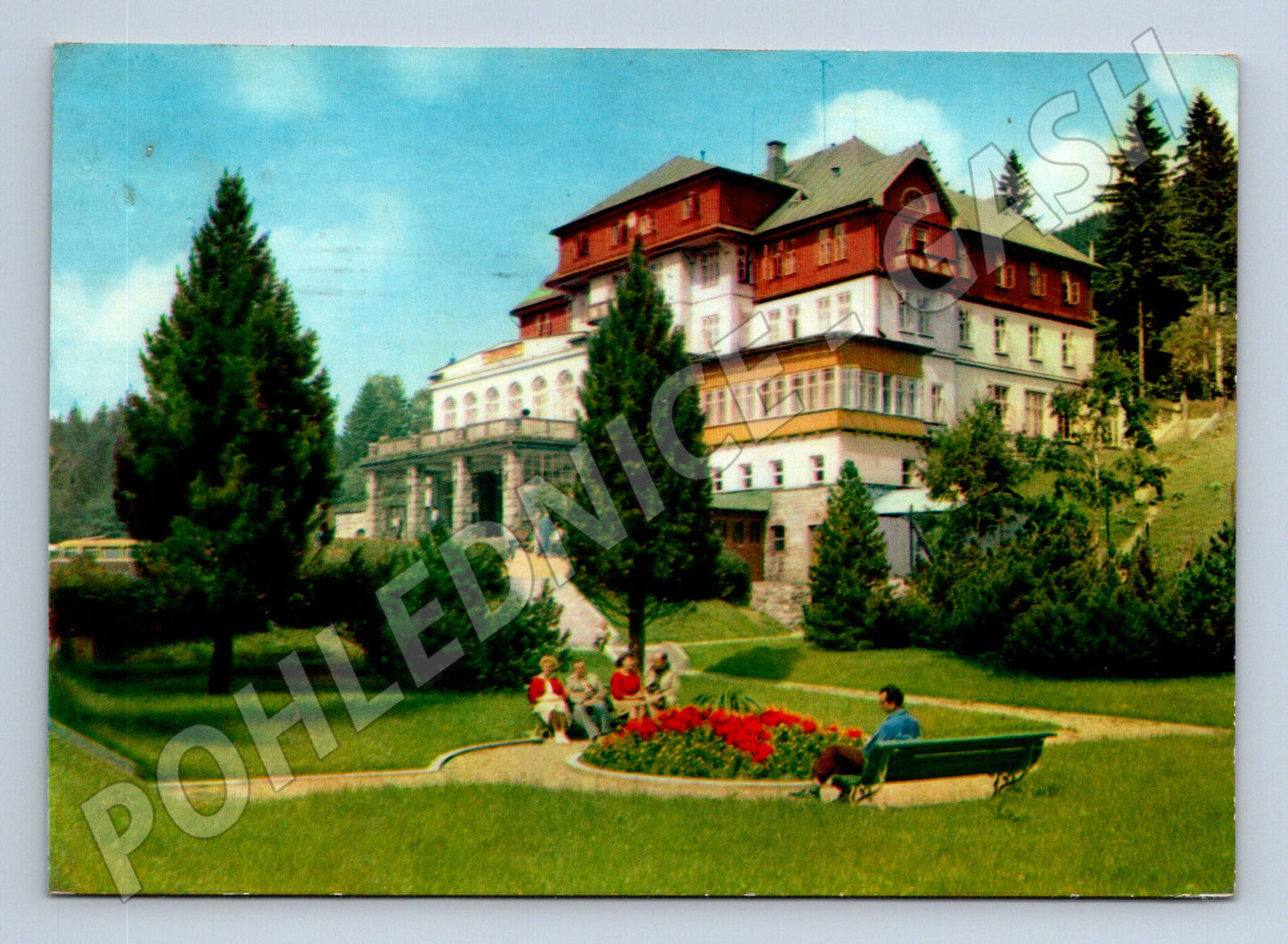 Pohlednice Špindlerův Mlýn Zotavovna ROH 9. květen 1969 (M27835)