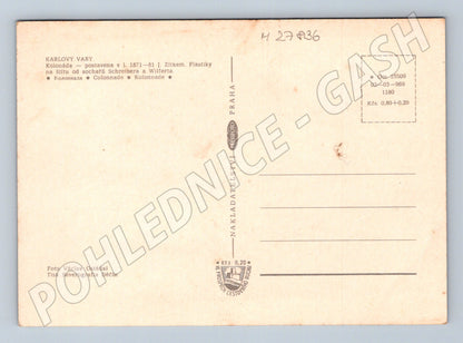 Pohlednice Karlovy Vary Kolonáda (M27836)